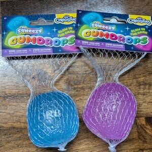 Orb Curiositias Gum Drop Glow In The Dark Squeeze Squish Toy